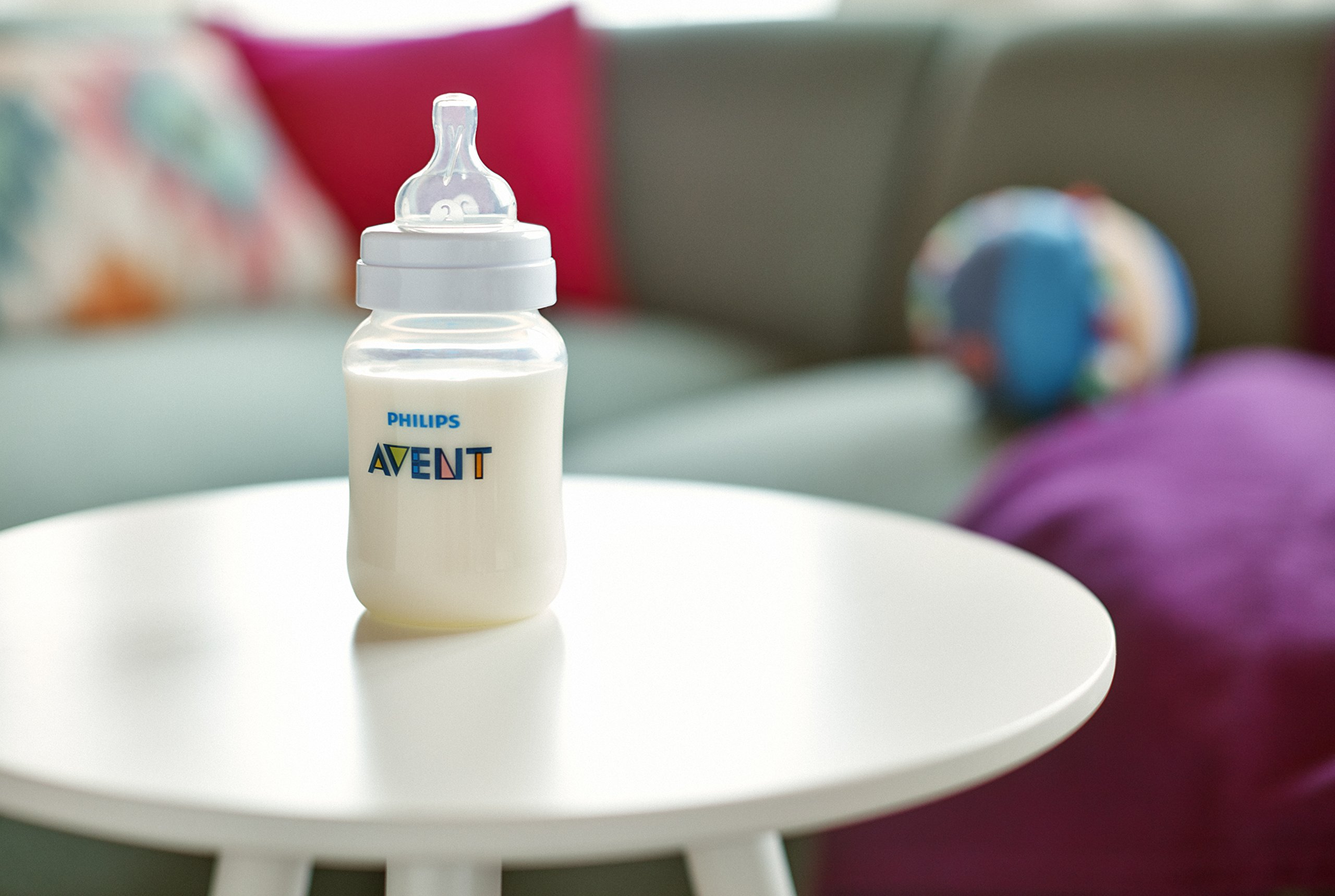 Philips Avent Anti-colic Baby Bottles Clear, 11oz, 3 Piece