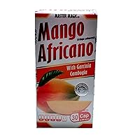 Master Magic, African Mango Reinforced 30 Capsules 500 milligrams, Natural Weight Loss, Dietary Supplement.