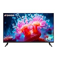 SANSUI 32 Inch Smart TV HD Television LED WebOS 5.0 with Music Card App & Game Optimizer, Streaming Versatility for Unmatched Entertainment!