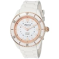Alpina Women's AL-281WY3V4 Comtesse Analog Display Swiss Quartz White Watch