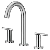 Gerber Plumbing Parma Two-Handle Widespread Lavatory Faucet, Brushed Finish, 1.2 GPM
