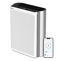 Air Purifiers for Home Large Room with Washable Filter, 3-Channel Air Quality Monitor, Smart WiFi and Filter for Pet, Allergy, Smoke, Dust, Alexa Control, 2790 Ft², EverestAir/EverestAir-P