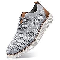 VILOCY Men's Mesh Dress Sneakers Oxfords Business Casual Walking Shoes Tennis Comfortable