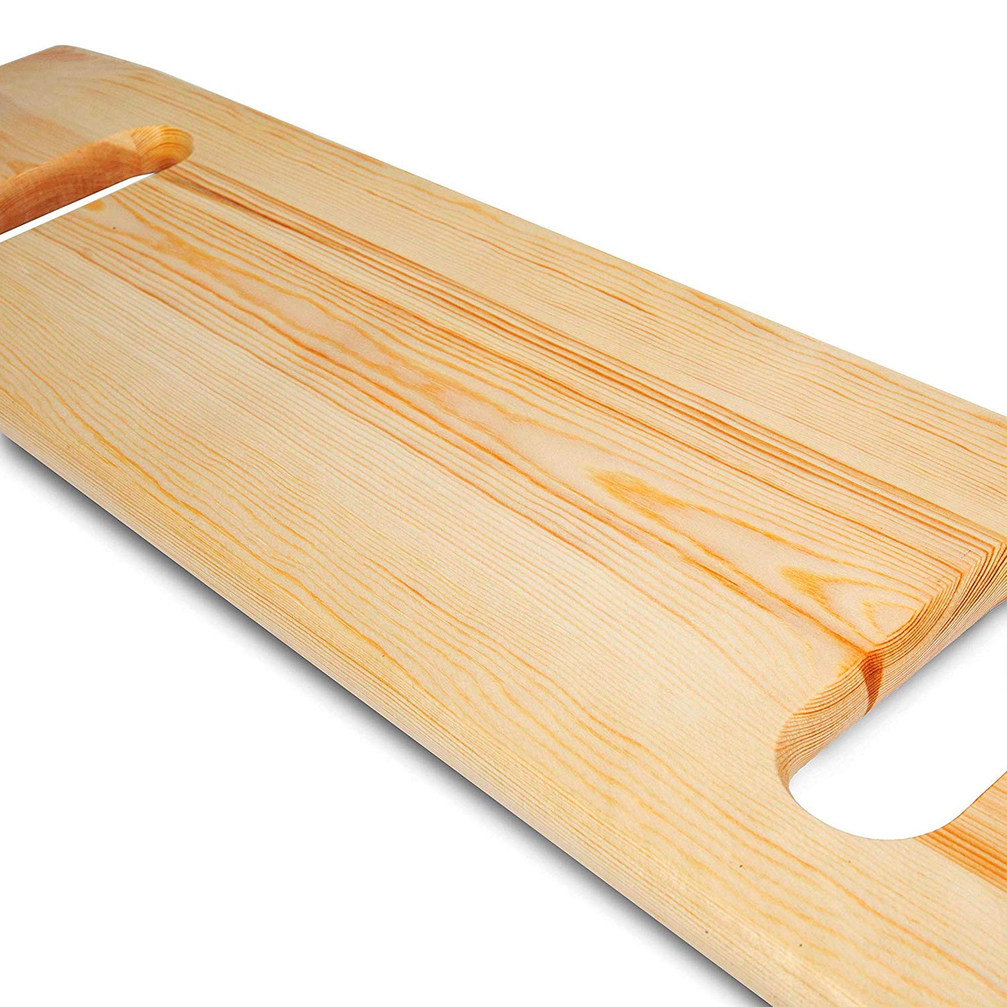 DMI Transfer Board made of Heavy-Duty Wood for Patient, Senior and Handicap Move Assist and Slide Transfers, Holds up to 440 Pounds, 2 Cut out Handle, 24 x 8 x 1