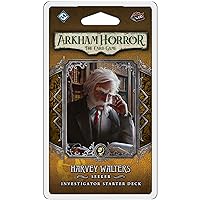 Arkham Horror The Card Game Harvey Walters Starter Deck - Unleash The Wisdom of an Enigmatic Investigator! Cooperative LCG, Ages 14+, 1-4 Players, 1-2 Hour Playtime, Made by Fantasy Flight Games