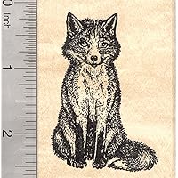 FOX BIRD Fancy Fauna Clear Unmounted Rubber Stamp Set INKADINKADO 60-31258 NEW 