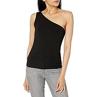 The Drop Women's Payton Asymmetric Fitted One-Shoulder Top