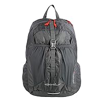Eddie Bauer Stowaway Packable Backpack-Made from Ripstop Polyester, Dark Smoke, 30L