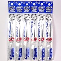 Pilot Hi-Tec-C Coleto Gel Ink Pen Refill 0.3mm, Blue, × 6 Packs/Total 6 pcs (Japan Import) [Komainu-Dou Original Package]