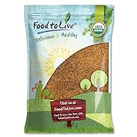 Food to Live Organic Brown Coconut Sugar, 10 Pounds – Non-GMO, Pure Palm Sugar, Kosher, Vegan, Fair Trade, Unrefined, Granulated, Low Glycemic Sweetener, Highly Nutritious, Perfect for Baking, Bulk