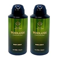 Bath and Body Works Fragrance Gift Sets (Woodlands Mens Body Spray 2 pk)