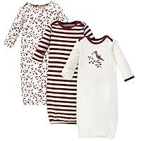 Touched by Nature Unisex Baby Organic Cotton Gowns