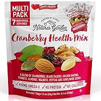 Natures Garden Cranberry Health Mix, Single Serve Bags - 8.4 Ounce (1.2 Ounce x 7 count)
