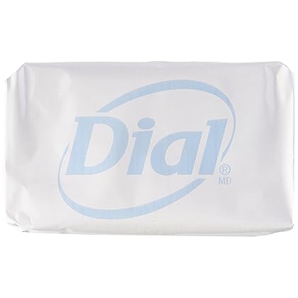 Dial Antibacterial Bar Soap, Refresh & Renew, White, 4 oz, 8 Bars