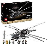 LEGO 10327 Icons Dune Atreides Royal Ornithopter, Build Model for Adults, Aviation Gifts for Men, Women, Vehicle Set with 8 Minifigures Including Baron Harkonnen