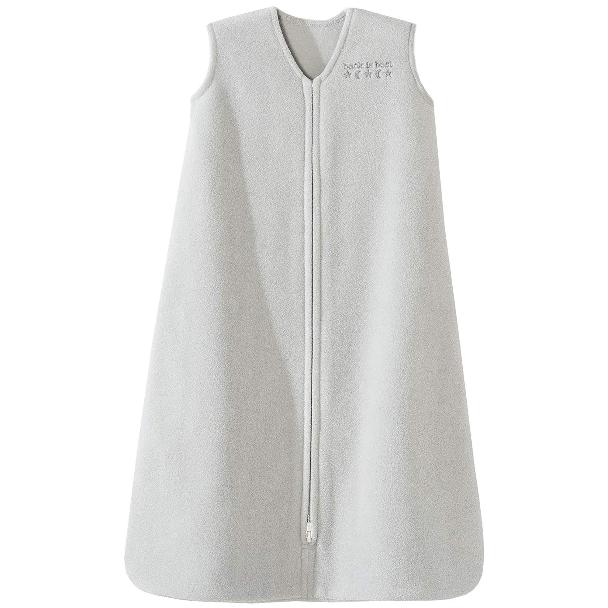 HALO Sleepsack Micro-Fleece Wearable Blanket, TOG 1.0, Grey, Large