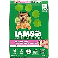 IAMS Small & Toy Breed Adult Dry Dog Food for Small Dogs with Real Chicken, 15 lb. Bag