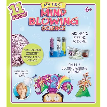 Scientific Explorer My First Mind Blowing Science Experiment Kit, 11 Mind Blowing Science Activities and Experiments (Ages 6+)