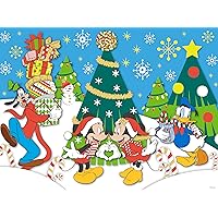 Ceaco - Disney - Mickey and Friends - Holiday Love - 300 Oversized Piece Jigsaw Puzzle