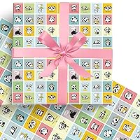 InThink 5 Sheets Panda Gift Wrapping Paper 20