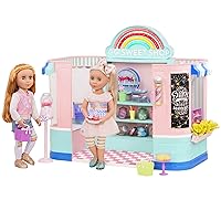 Sweet Shop Toy Food - Candy Shop Playset With 237 Pieces For 14 Inch Dolls - Pretend Play Toys For 3+ Year Old Girls