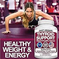 Thyroid Support Supplement 120 Caps - Together with - Men's Advanced Prostate Supplements120 Caps