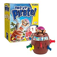 TOMY Pop Up Pirate Board Game - Swashbuckling Kids Games for Family Game Night - Toddler Games - Easter Basket Stuffers for Toddler - Board Games for Kids Ages 4 and Up