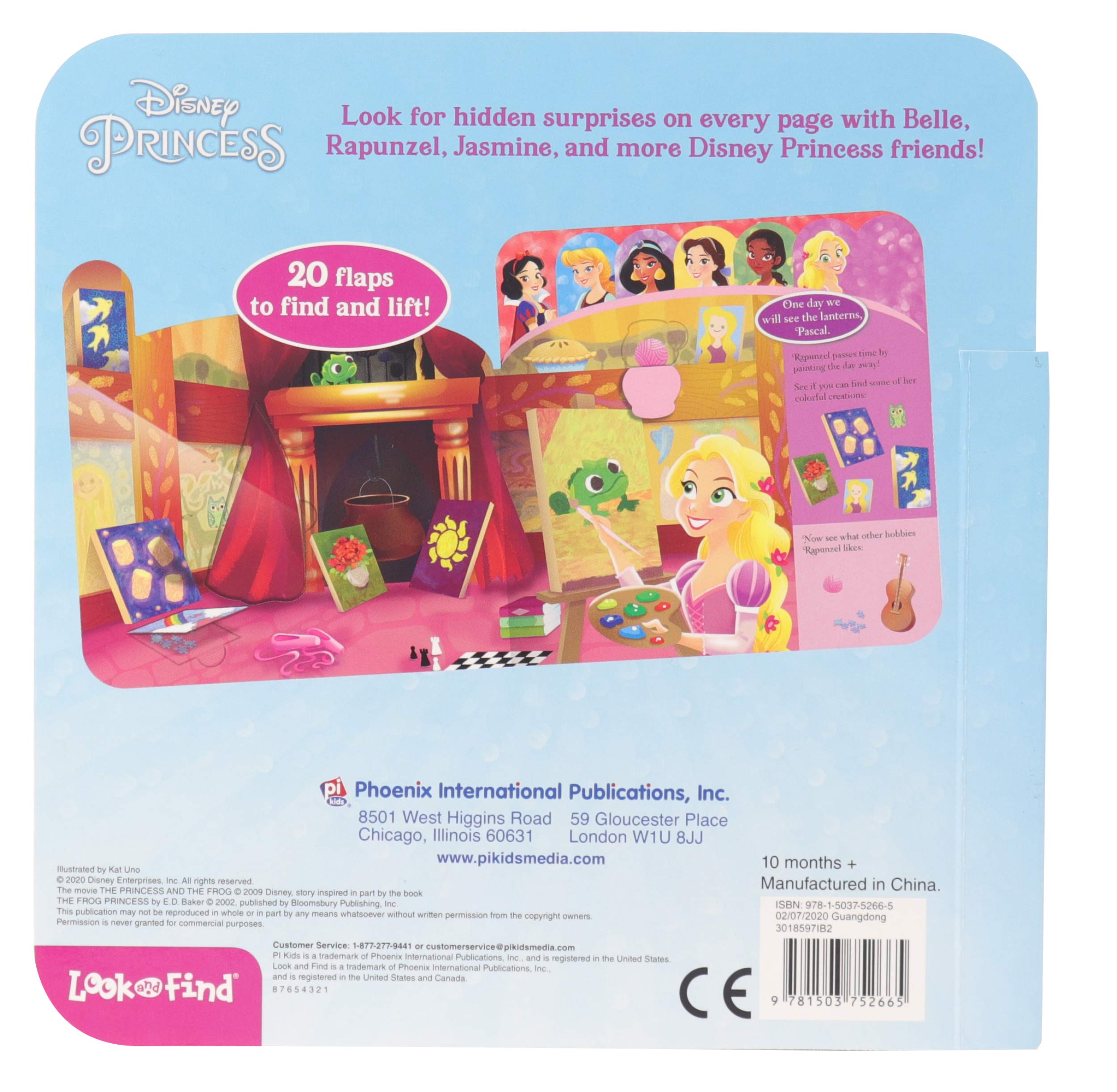 Disney Princess - I See a Princess! Lift-a-Flap Look and Find Board Book - PI Kids