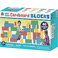 Teacher Created Resources Easy-Stack Cardboard Blocks 40 Piece Set (TCR11532)