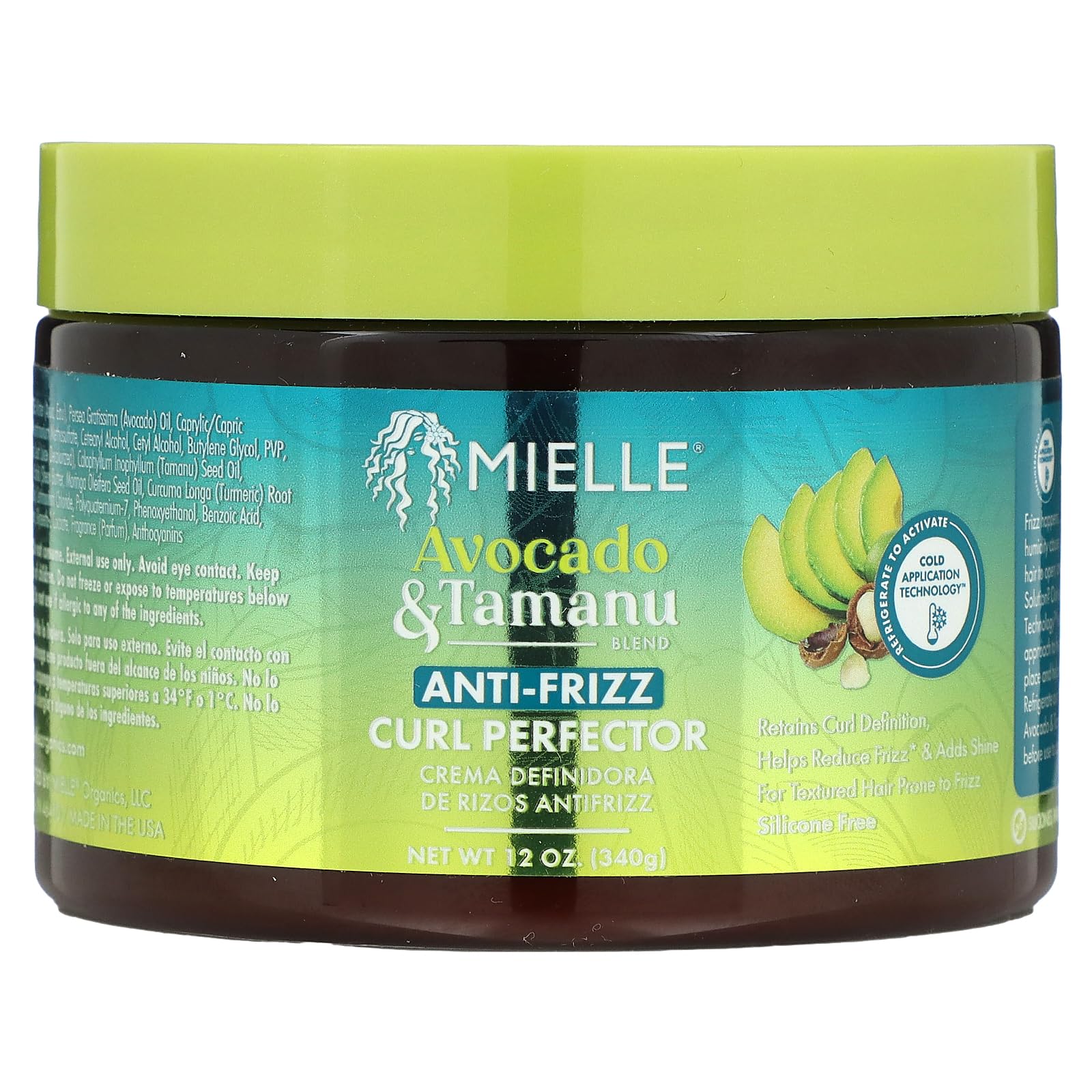 Mielle Avocado & Tamanu Blend Anti-Frizz Curl Perfector 12 Oz (Pack of 1)