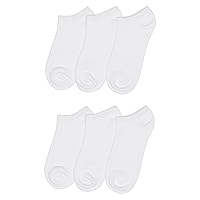 Trimfit Unisex Kids No Show Sport Liner Socks with Comfortoe(Pack of 6)