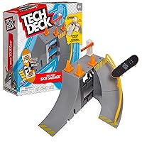 Tech Deck, Sk8 Garage X-Connect Park Creator, Customizable and Buildable Ramp Set with Exclusive Fingerboard, Kids Toy for Boys and Girls Ages 6 and up