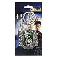 International Harry Potter Slytherin School Crest Pewter Keychain