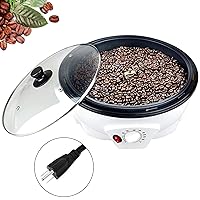 Electric Coffee Roaster Machine Coffee Bean Baker Roaster Household Coffee Bean Roasting Machine for Home Use 110V
