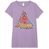 Marvel Girl's Spiderman Triangle T-Shirt