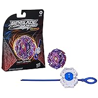 BEYBLADE Burst Pro Series Tact Lúinor Spinning Top Starter Pack -- Balance Type Battling Game Top with Launcher Toy