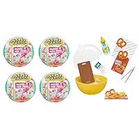 Make It Mini Food Café Series 2 Movie Theater Snack Pack Bundle 4 Pack Mini Collectibles, Blind Packaging, DIY, Resin Play, Replica Food, NOT Edible, Collectors, 8+