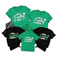 One Lucky Family Matching Shirts, Saint Patricks Day Family Shirts, St.Patricks Day Gift, Lucky Mama, Dada, Brother, Sister, Baby Shirt, Multicolored