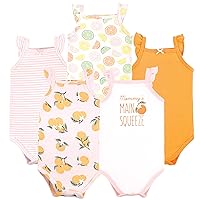 Hudson Baby Unisex Baby Cotton Sleeveless Bodysuits