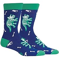 Sock It To Me, Men's Crew, Dinosaur Socks