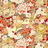  DAISO Japanese Kimono Fabric Cosmetic Goldfish Small