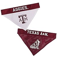 Pets First Collegiate Pet Accessories, Reversible Bandana, Texas A&M Aggies, Large/X-Large