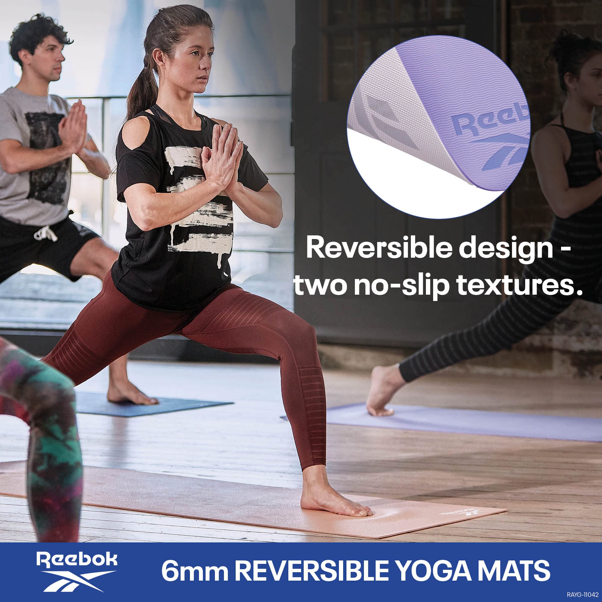 Reebok Double Sided 6 mm Yoga Mat