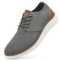 VILOCY Men's Fashion Dress Sneakers Casual Walking Shoes Business Oxfords Comfortable Breathable Lightweight Tennis