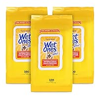 Wet Ones for Pets Multi-Purpose Dog Wipes with Aloe Vera, 100 Count - 3 Pack | Dog Wipes for All Dogs in Tropical Splash, Wet Ones Wipes for Dog Paws & All Over Use