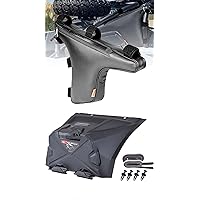 Goldfire Triangle Truss Storage Bag + Tablet/Phone/GPS Holder Electronic Device Mount with Storage Box Compatible with Kawasaki Teryx KRX 1000 2020+