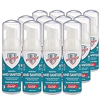 Hand Sanitizer Foam - 1.7 oz (12-pack) Alcohol-Free, Long-lasting Protection. Kills 99.9% of Germs. Moisturizes With Aloe Vera. Formulated with Zetrisil. FDA Registered