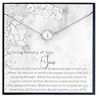 Memorial Necklace Gift for Loss of Mother Gift for Sympathy Gift for Grieving Necklace Sorry for Your Loss Gift