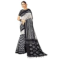 Elina fashion Saree For Women Cotton Art Silk Sarees for Indian Wedding Gift, Sari and Unstitched Blouse piece
