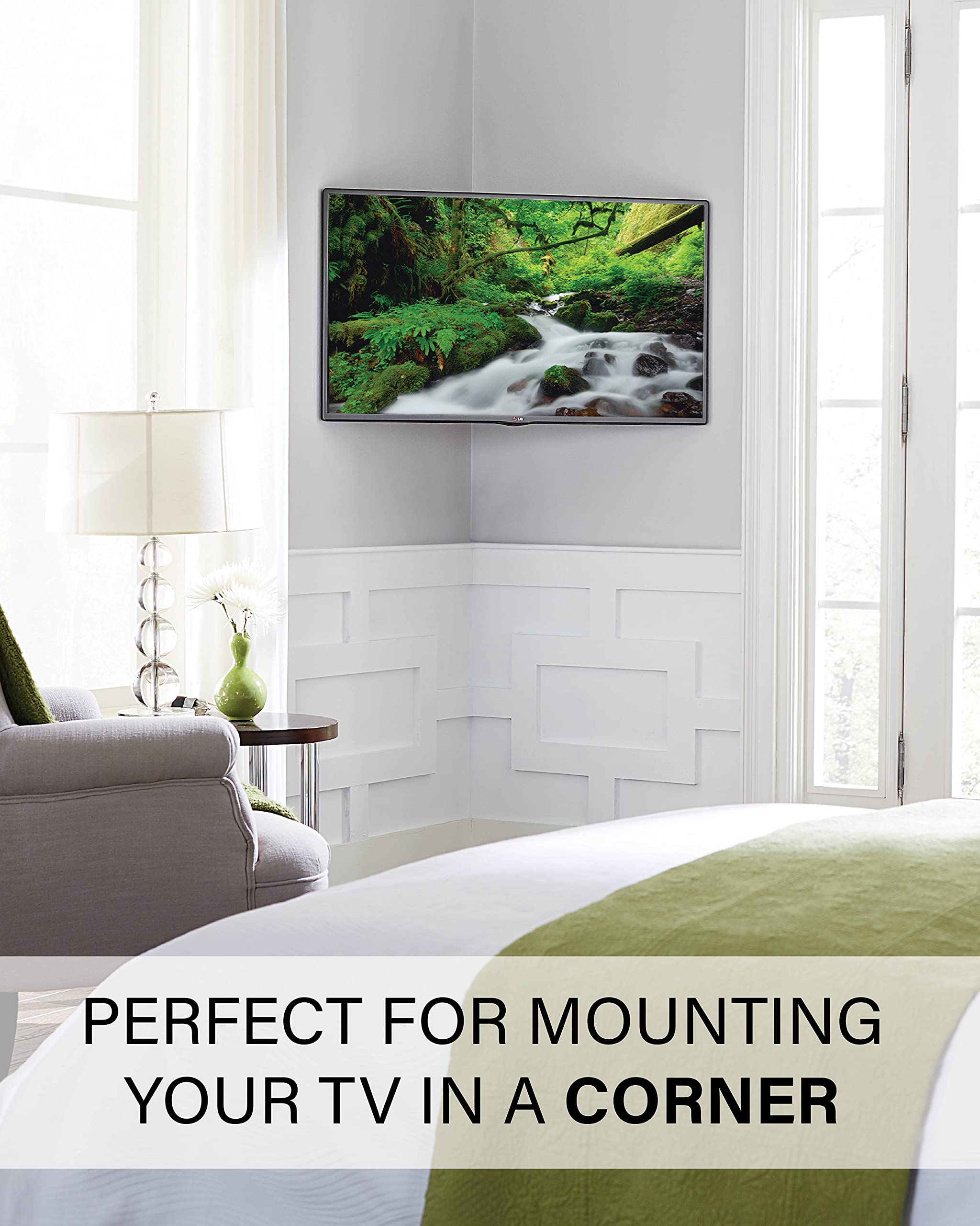 Made for Amazon Universal Full-Motion TV Wall Mount for TVs up to 55